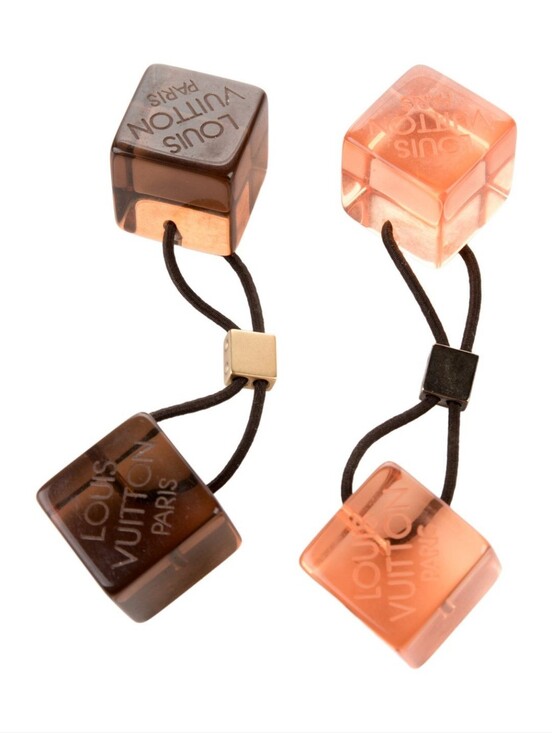 Louis Vuitton Other - ➰Louis Vuitton Cube Hair Ties (2 Pack) - Luxury Vintage ➰